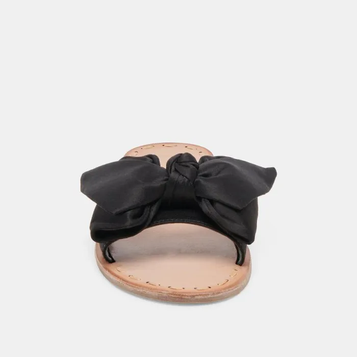 Dolce Vita Darsey Sandals Onyx Satin Women Sandals