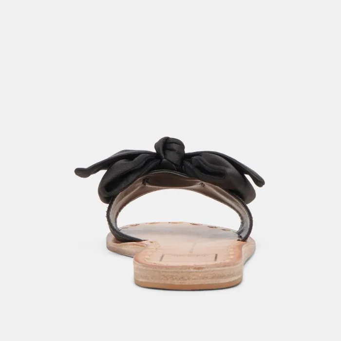 Dolce Vita Darsey Sandals Onyx Satin Women Sandals