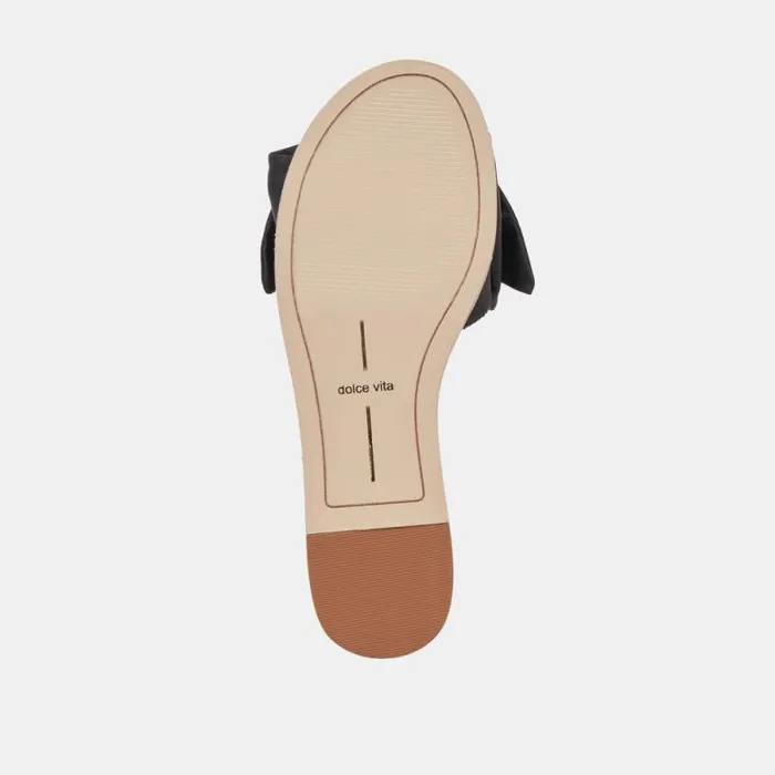 Dolce Vita Darsey Sandals Onyx Satin Women Sandals