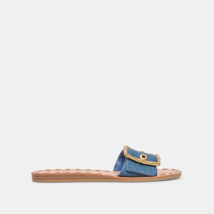 Dolce Vita Dasa Sandals Blue Denim Women Sandals
