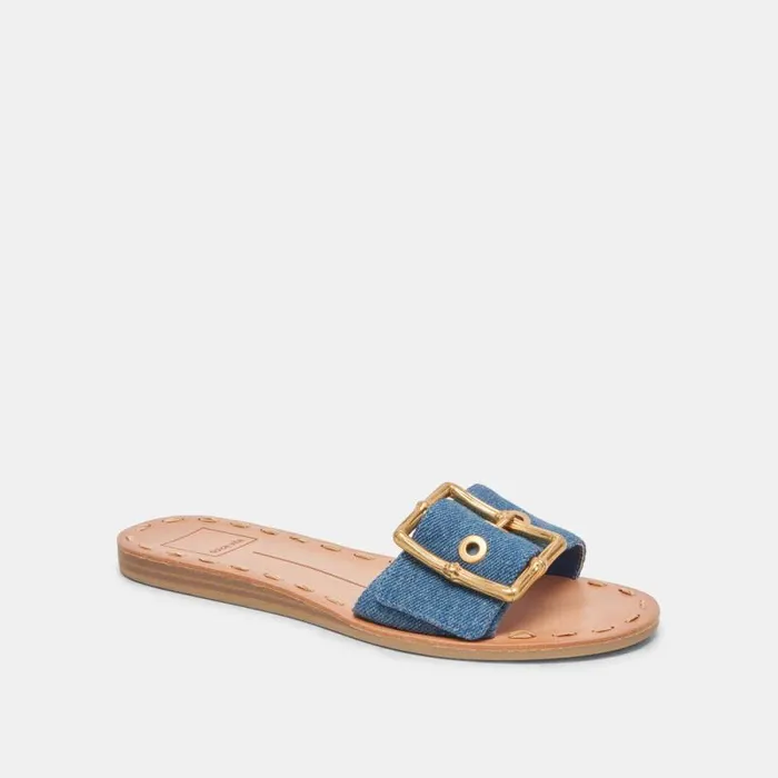 Dolce Vita Dasa Sandals Blue Denim Women Sandals
