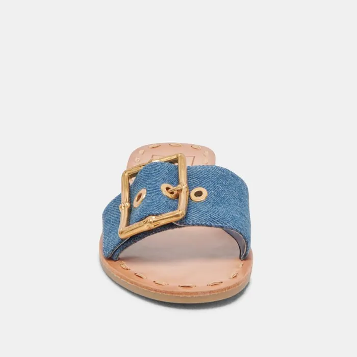 Dolce Vita Dasa Sandals Blue Denim Women Sandals