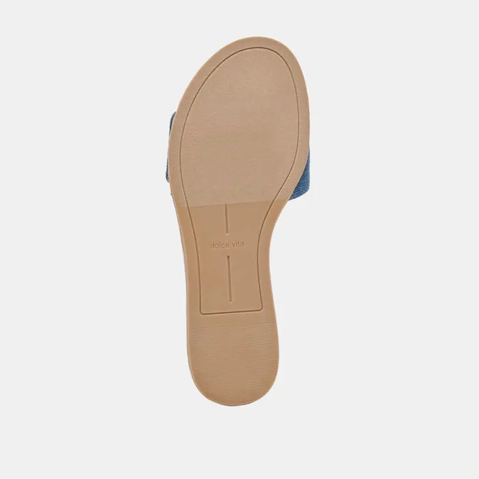 Dolce Vita Dasa Sandals Blue Denim Women Sandals