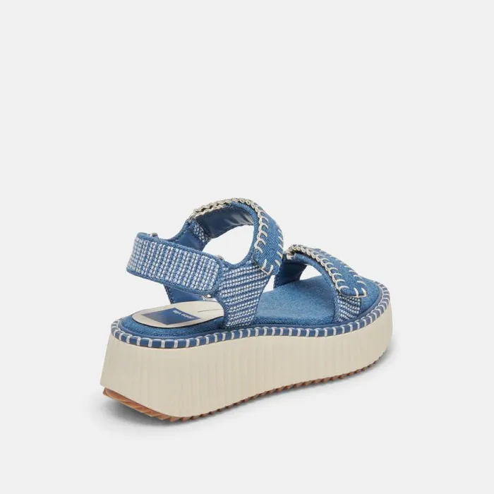Dolce Vita Debra Sandals Blue Denim Women Sandals