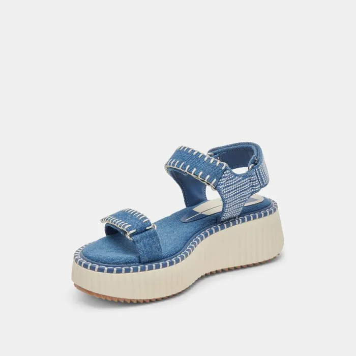 Dolce Vita Debra Sandals Blue Denim Women Sandals
