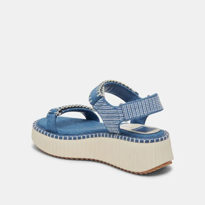 Dolce Vita Debra Sandals Blue Denim Women Sandals
