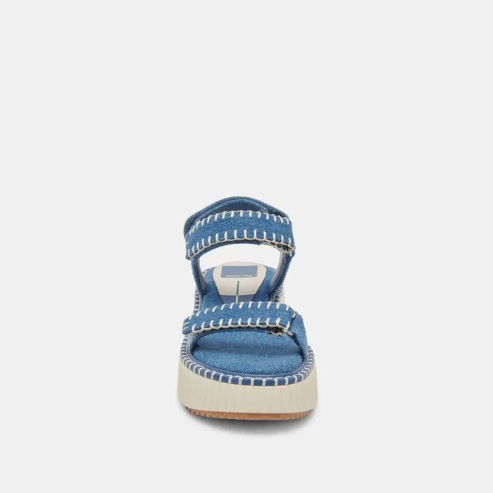 Dolce Vita Debra Sandals Blue Denim Women Sandals