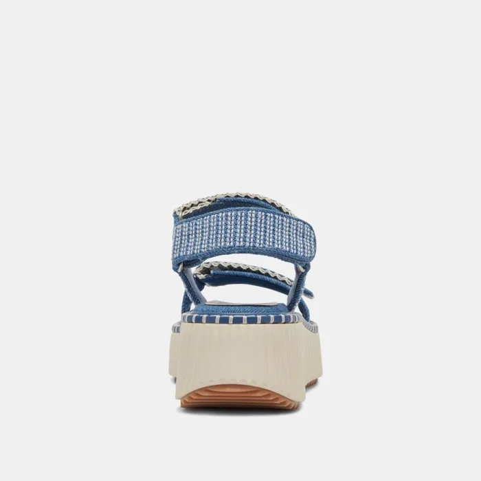 Dolce Vita Debra Sandals Blue Denim Women Sandals