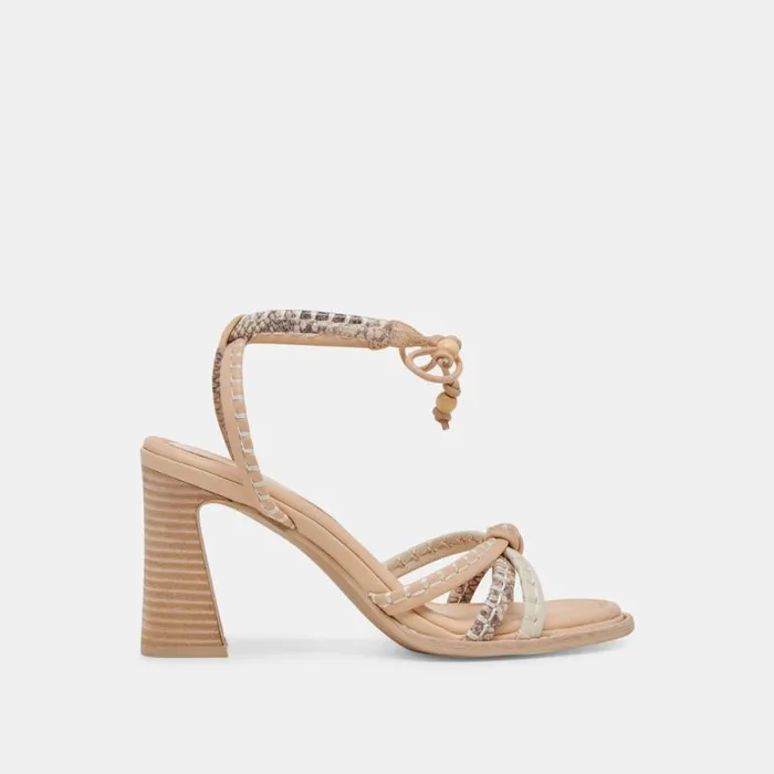 Dolce Vita Gazele Heels Ivory Multi Leather Women Heels