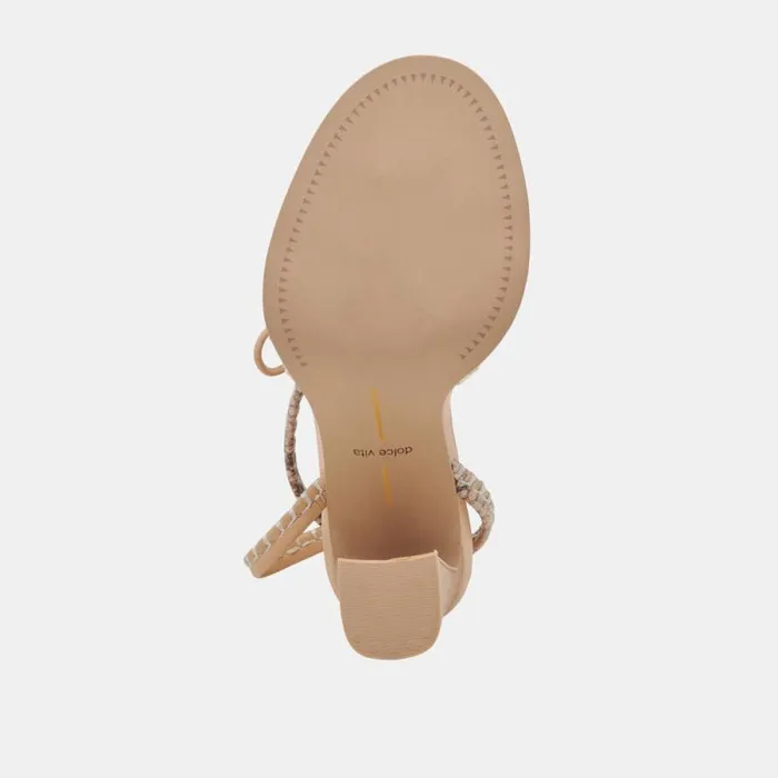 Dolce Vita Gazele Heels Ivory Multi Leather Women Heels