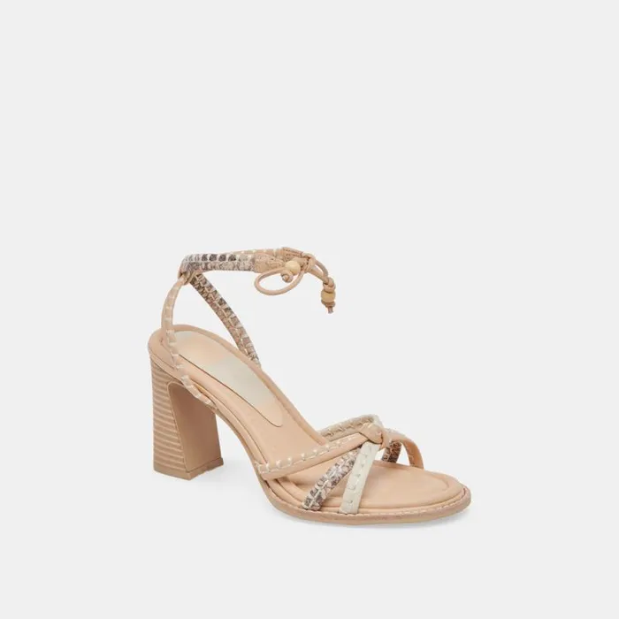 Dolce Vita Gazele Heels Ivory Multi Leather Women Heels