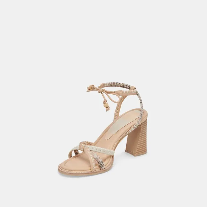 Dolce Vita Gazele Heels Ivory Multi Leather Women Heels
