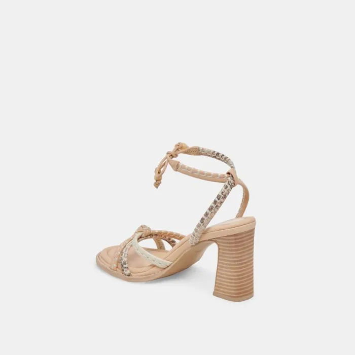 Dolce Vita Gazele Heels Ivory Multi Leather Women Heels