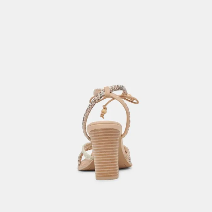 Dolce Vita Gazele Heels Ivory Multi Leather Women Heels