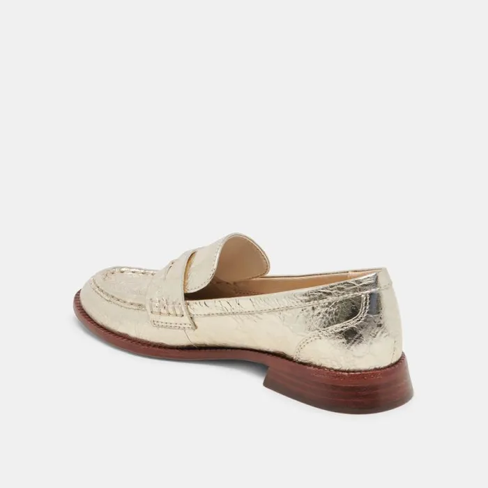 Dolce Vita Hilly Loafers Platinum Coin Women Flats and Loafers