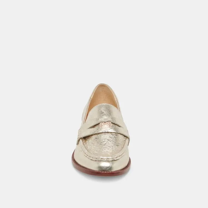 Dolce Vita Hilly Loafers Platinum Coin Women Flats and Loafers