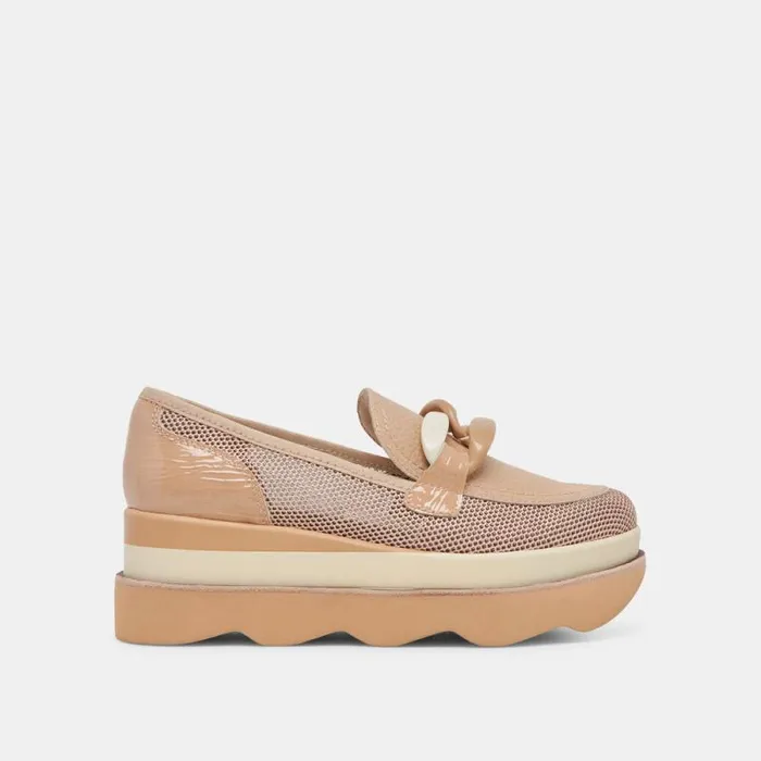 Dolce Vita Jaksen Sneakers Almond Mesh Women Flats and Loafers