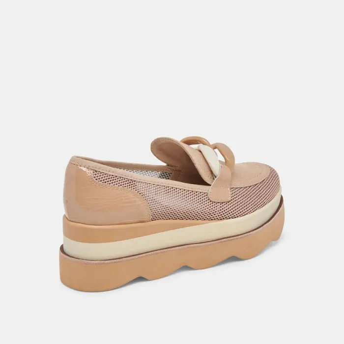 Dolce Vita Jaksen Sneakers Almond Mesh Women Flats and Loafers