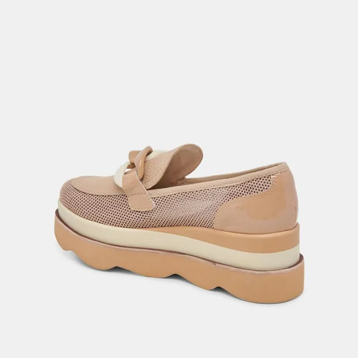 Dolce Vita Jaksen Sneakers Almond Mesh Women Flats and Loafers