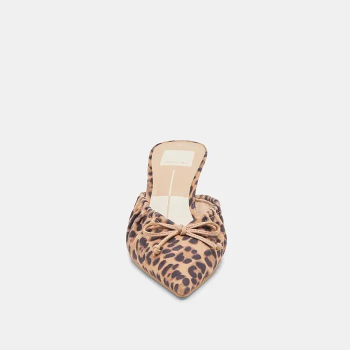 Dolce Vita Kairi Mid Heels Dk Leopard Suede Women Heels