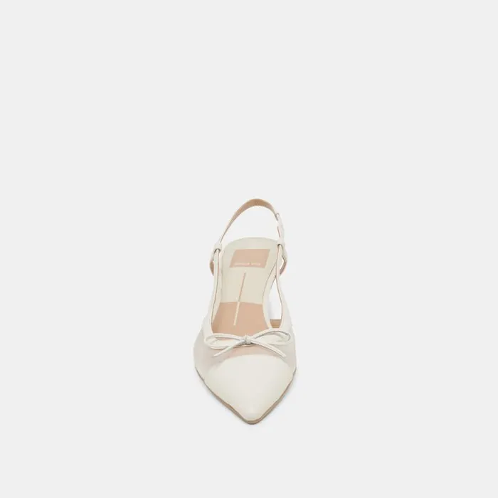 Dolce Vita Kandi Heels White Mesh Women Heels