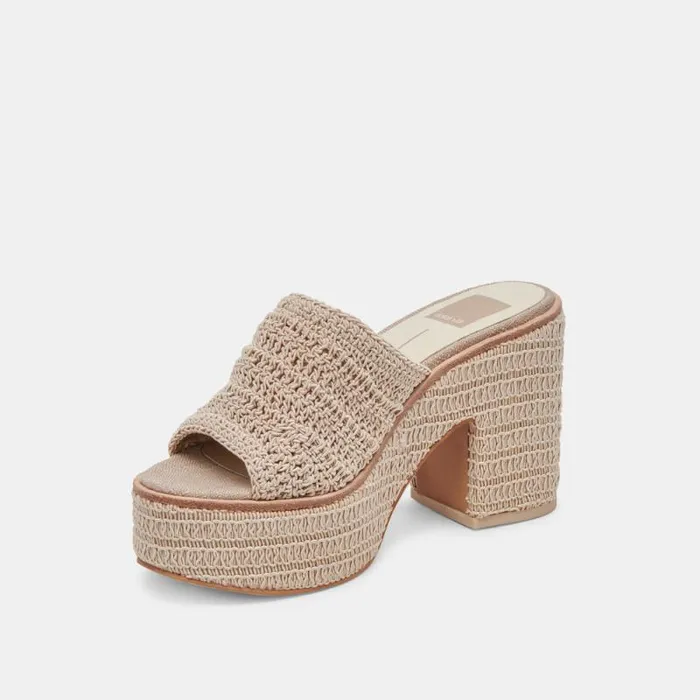 Dolce Vita Ladin Heels Dove Woven Women Heels