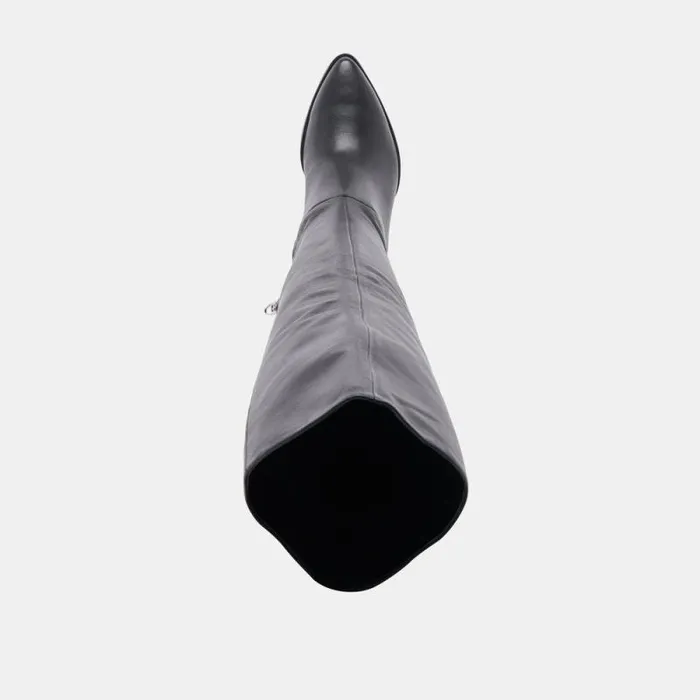 Dolce Vita Lupin Boots Black Leather Women Boots and Booties