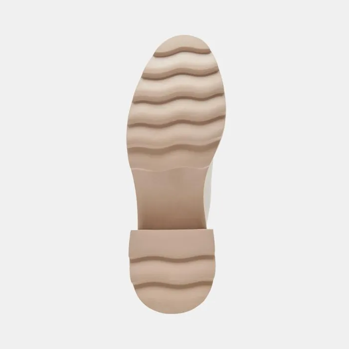Dolce Vita Martey H2O Boots Ivory Leather Women Boots and Booties