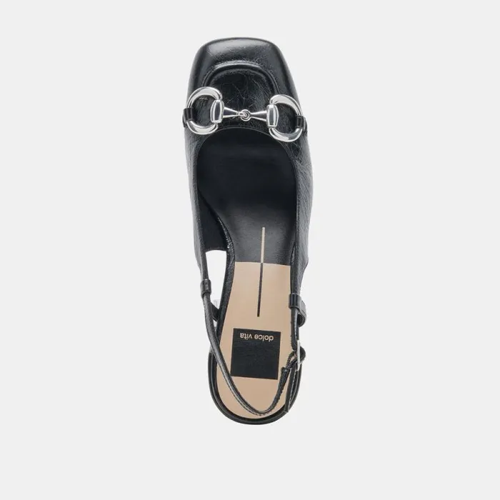 Dolce Vita Melli Heels Midnight Crinkle Patent Women Heels
