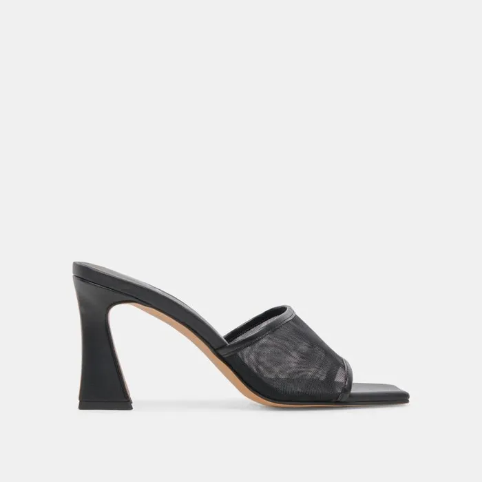 Dolce Vita Narda Heels Onyx Mesh Women Heels