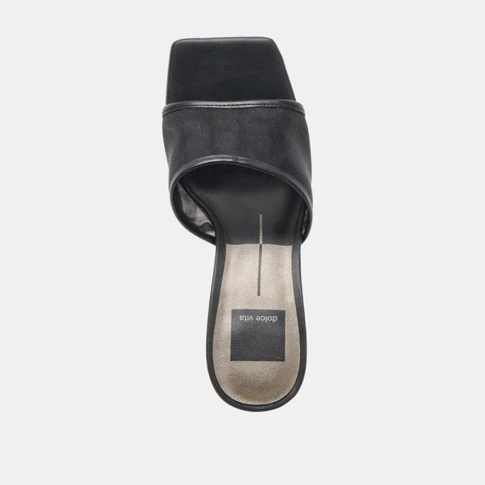 Dolce Vita Narda Heels Onyx Mesh Women Heels