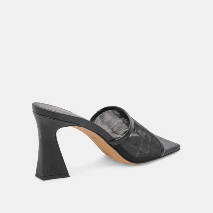 Dolce Vita Narda Heels Onyx Mesh Women Heels