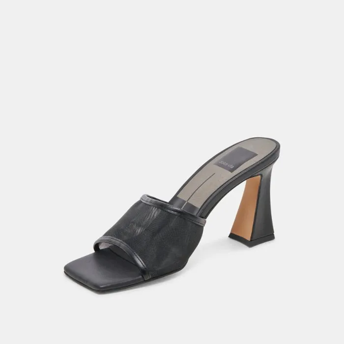 Dolce Vita Narda Heels Onyx Mesh Women Heels