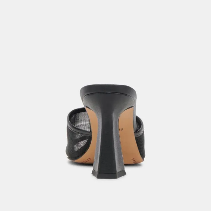 Dolce Vita Narda Heels Onyx Mesh Women Heels