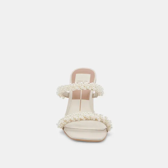 Dolce Vita Noel Heels Vanilla Pearls Women Heels