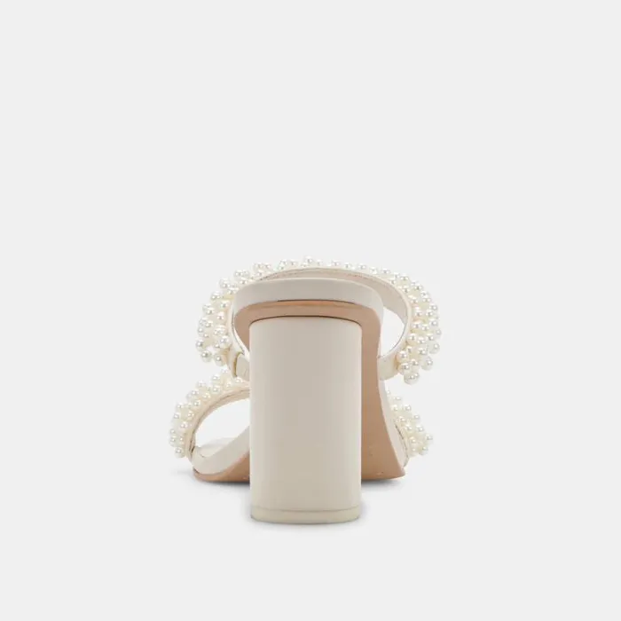 Dolce Vita Noel Heels Vanilla Pearls Women Heels