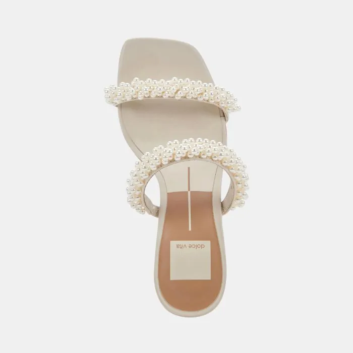Dolce Vita Noel Heels Vanilla Pearls Women Heels