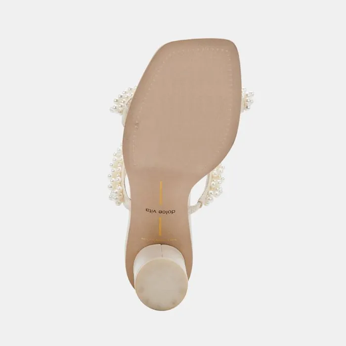 Dolce Vita Noel Heels Vanilla Pearls Women Heels