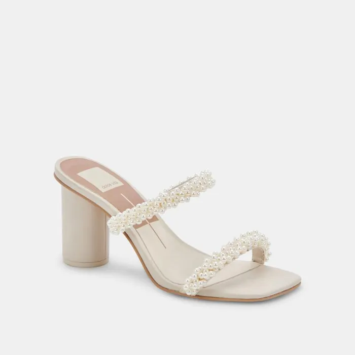 Dolce Vita Noel Heels Vanilla Pearls Women Heels