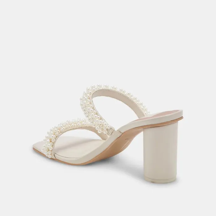 Dolce Vita Noel Heels Vanilla Pearls Women Heels