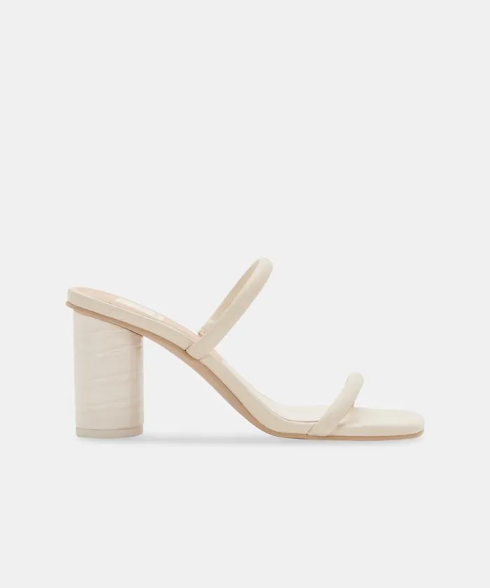 Dolce Vita Noles Heels Ivory Stella Women Sandals