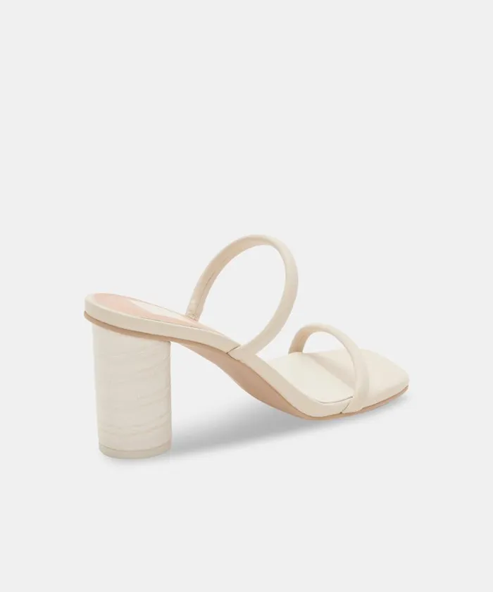 Dolce Vita Noles Heels Ivory Stella Women Sandals