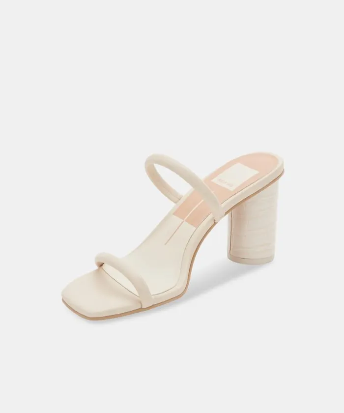 Dolce Vita Noles Heels Ivory Stella Women Sandals