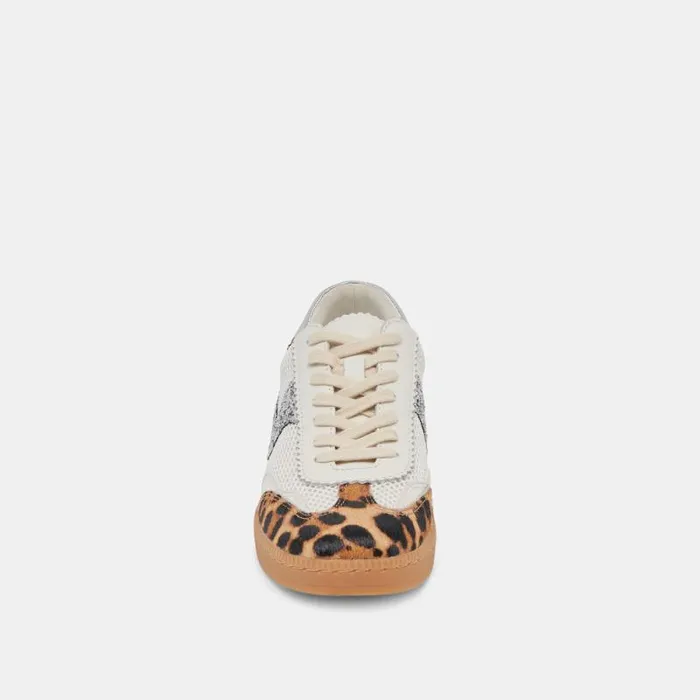 Dolce Vita Notice Sneakers Leopard Multi Calf Hair Women Sneakers