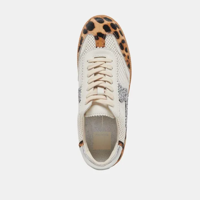 Dolce Vita Notice Sneakers Leopard Multi Calf Hair Women Sneakers