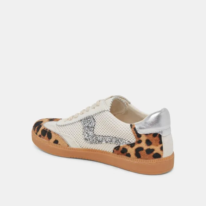 Dolce Vita Notice Sneakers Leopard Multi Calf Hair Women Sneakers