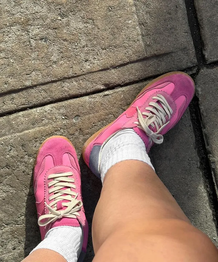 Dolce Vita Notice Sneakers Pink Suede Women Sneakers