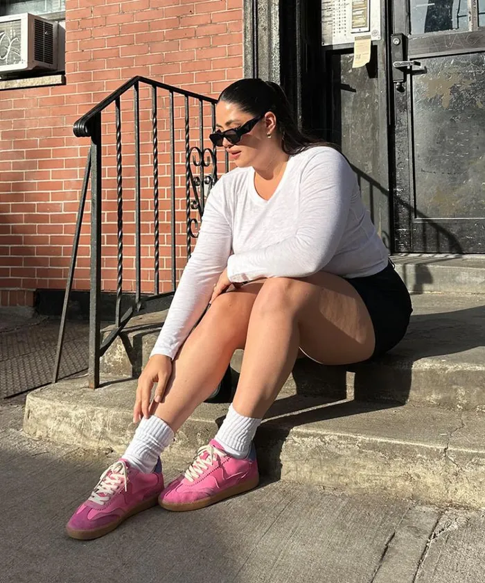 Dolce Vita Notice Sneakers Pink Suede Women Sneakers