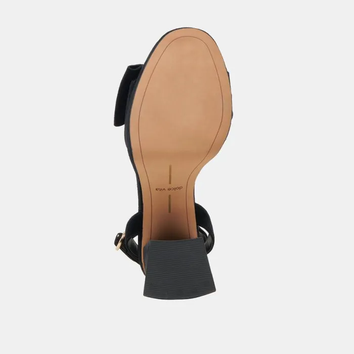 Dolce Vita Pacie Heels Onyx Suede Women Heels