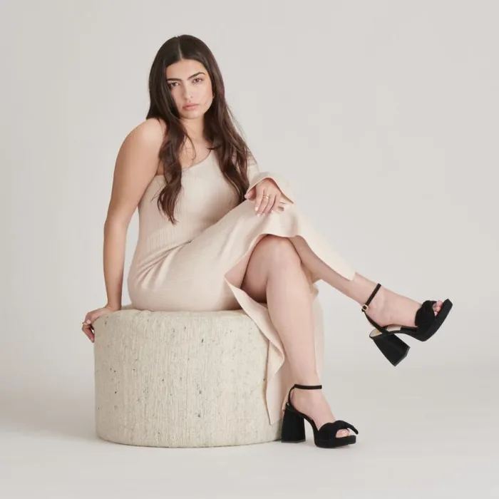 Dolce Vita Pacie Heels Onyx Suede Women Heels